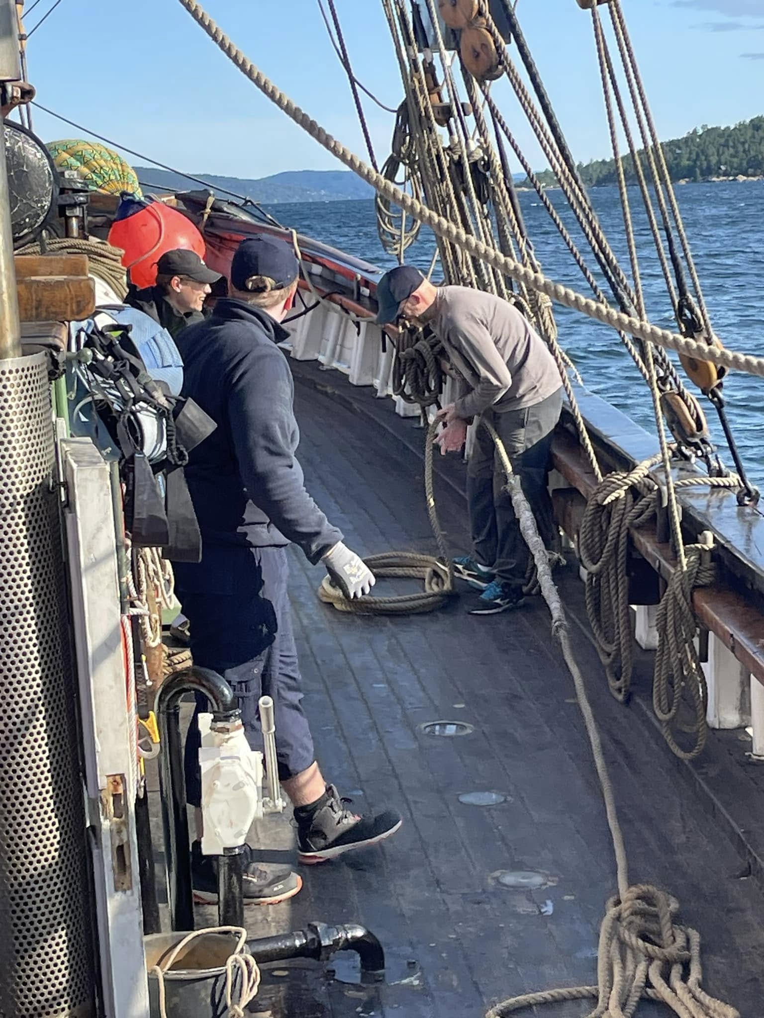 Arbeid på dekk